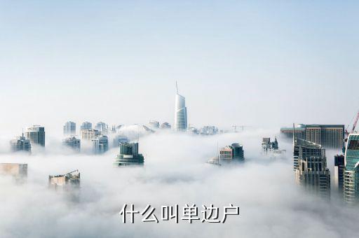 什么是國(guó)稅單邊戶，什么叫單邊戶