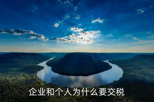 個稅為什么由企業(yè)交，個體工商戶為什么要交個人所得稅