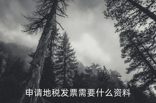 去地稅領(lǐng)發(fā)票需要什么資料，申請地稅發(fā)票需要什么資料
