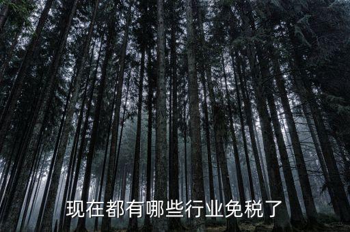 做什么企業(yè)能免稅收，現(xiàn)在都有哪些行業(yè)免稅了