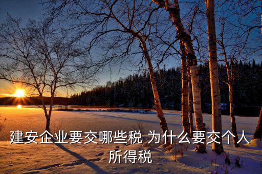 工程為什么要繳納個(gè)稅，去稅務(wù)局開工程發(fā)票時(shí)為什么要交個(gè)人所得稅