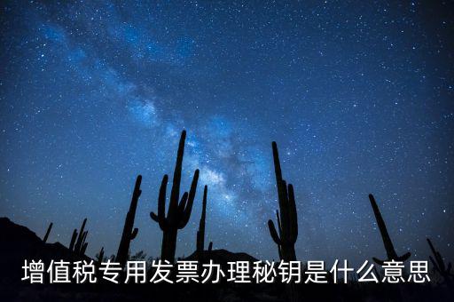 稅務密鑰是什么意思，增值稅專用發(fā)票辦理秘鑰是什么意思
