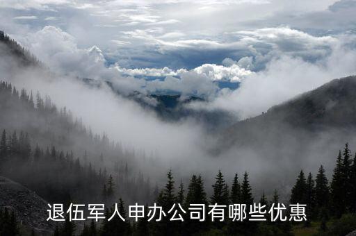 退伍開公司有什么優(yōu)惠，退伍軍人申辦公司有哪些優(yōu)惠