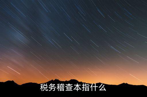 什么是稅務(wù)稽查協(xié)查，稅務(wù)稽查本指什么