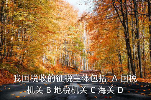 征收稅收的主體是什么，我國稅收的征稅主體包括  A 國稅機(jī)關(guān) B 地稅機(jī)關(guān) C 海關(guān) D