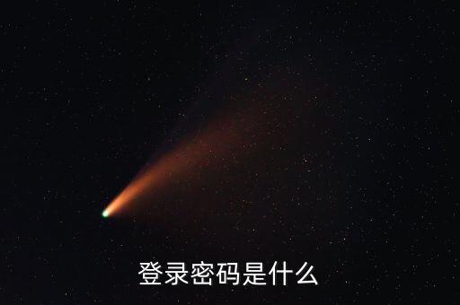 稅收調(diào)查的登錄密碼是什么，登錄密碼是什么