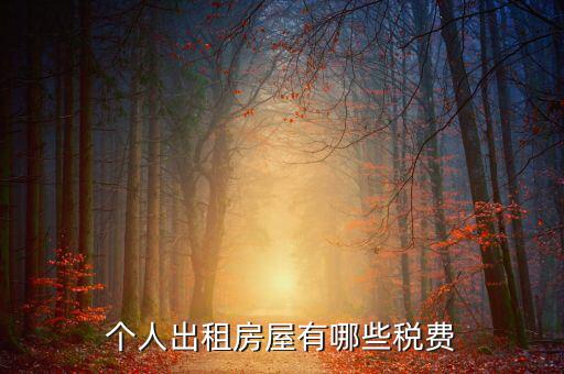 出租自建房屋交什么稅，自建廠房出租須交納什么稅
