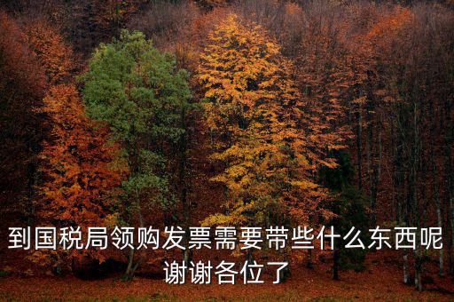 去國稅領(lǐng)發(fā)票需要帶什么，國稅領(lǐng)取發(fā)票需帶什么材料不是初次領(lǐng)購