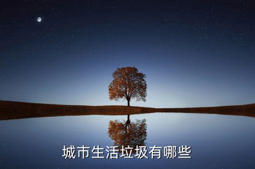 城市生活垃圾按照什么申報(bào)，城市生活垃圾有哪些