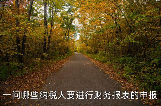 什么單位需要委托代征申報(bào)表，一問哪些納稅人要進(jìn)行財(cái)務(wù)報(bào)表的申報(bào)