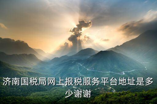 濟南報稅用什么網(wǎng)上報稅，濟南地稅網(wǎng)上報稅