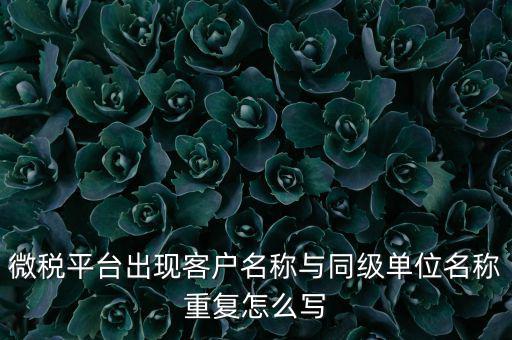 微稅用戶名是什么，重慶國稅局微信公眾號是多少
