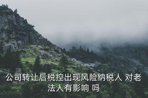 風(fēng)險納稅人 有什么后果，公司轉(zhuǎn)讓后稅控出現(xiàn)風(fēng)險納稅人 對老法人有影響 嗎