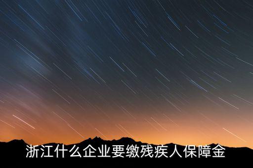 殘疾人保障金是什么行業(yè)要交，殘疾人就業(yè)保障金是每個(gè)企業(yè)都繳么