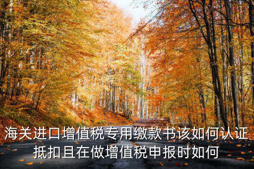 海關(guān)進(jìn)口增值稅專用繳款書如何抵扣，海關(guān)進(jìn)口增值稅繳款書怎么抵扣