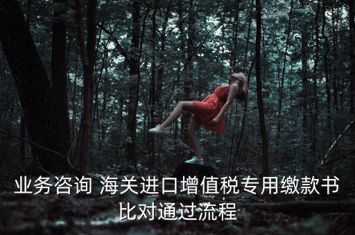 業(yè)務咨詢 海關(guān)進口增值稅專用繳款書比對通過流程