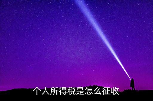 個人所得稅如何征收，個人所得說目前如何征收