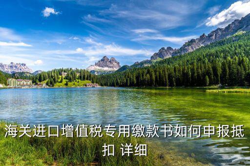 海關(guān)進(jìn)口關(guān)稅專(zhuān)用繳款書(shū)如何抵扣，海關(guān)進(jìn)口增值稅專(zhuān)用繳款書(shū)如何申報(bào)抵扣 詳細(xì)