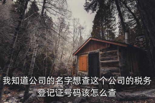 如何查詢稅務(wù)登記證號(hào)碼，稅務(wù)登記號(hào)查詢