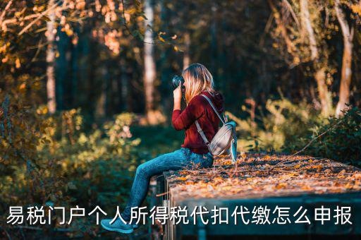代扣個人所得稅如何申報，易稅門戶個人所得稅代扣代繳怎么申報