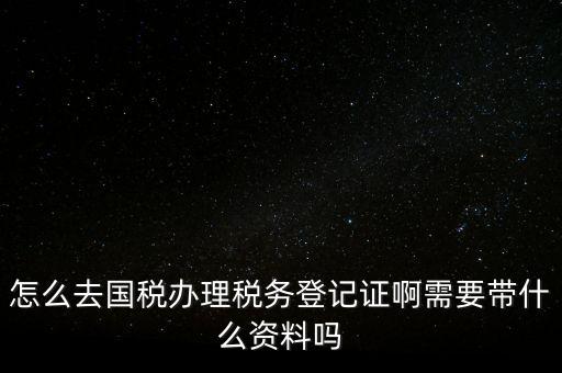 電子國稅如何稅務登記證，如何進行電子報稅的稅務登記