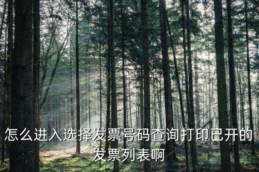 如何根據(jù)發(fā)票號碼查詢，如何通過發(fā)票代碼和號碼查詢發(fā)票具體信息