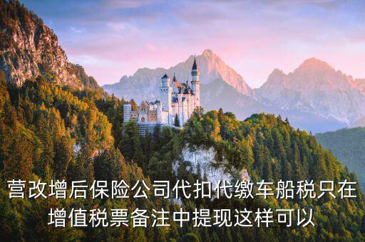 營改增車船稅如何入賬，營改增后車船稅發(fā)票如何入賬
