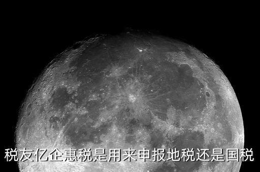 億企惠稅如何報(bào)地稅，稅友億企惠稅是用來申報(bào)地稅還是國稅