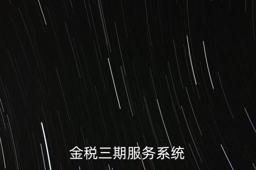 如何編制金稅三期系統(tǒng)查詢手冊(cè)，金稅三期服務(wù)系統(tǒng)