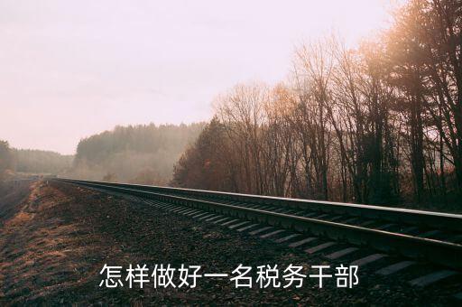 稅務干部如何在機構(gòu)改革中有所作為，怎樣做好一名稅務干部