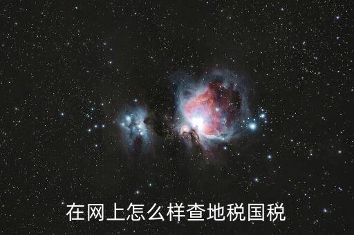 如何查國地稅是否正常，在網(wǎng)上怎么樣查地稅國稅