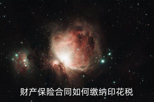 保險(xiǎn)合同印花稅如何繳納，財(cái)產(chǎn)保險(xiǎn)合同如何繳納印花稅