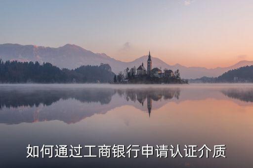 如何通過工商銀行申請認證介質