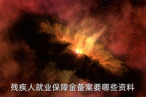 殘疾人 就業(yè)如何備案，殘疾人就業(yè)怎么申報(bào)