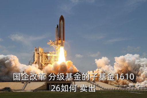 國(guó)企改革 分級(jí)基金的子基金161026如何 賣(mài)出