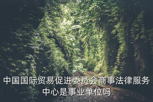 中國國際貿(mào)易促進委員會商事法律服務中心是事業(yè)單位嗎
