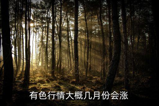 有色金屬什么時候漲，有色金屬礦行情啥時候才漲價