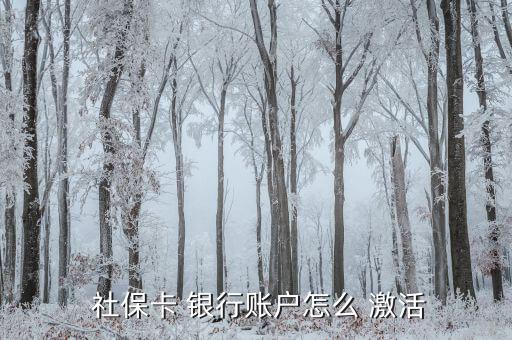 漢口銀行社?？ㄔ趺醇せ?如何申請(qǐng)社保卡銀行卡激活第一步?