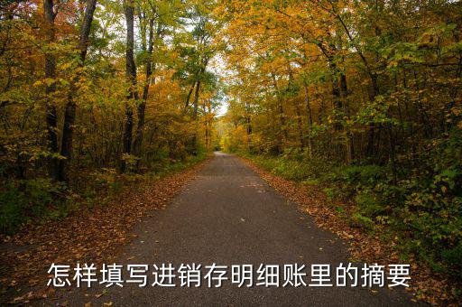 購入存貨摘要是什么，如果是進貨那么存貨分類帳上的摘要寫什么