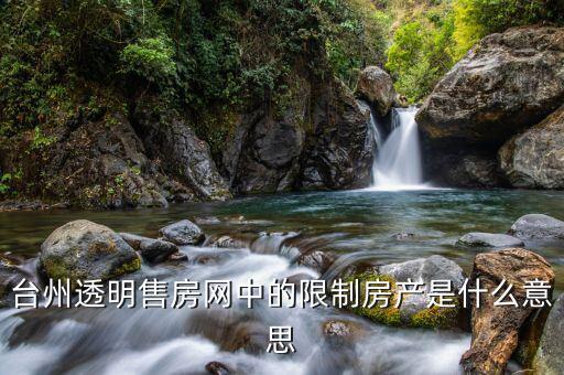 限制房產(chǎn)什么意思，處分限制房是什么意思