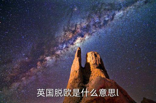 英國(guó)公投什么意思，英國(guó)脫歐是什么意思l