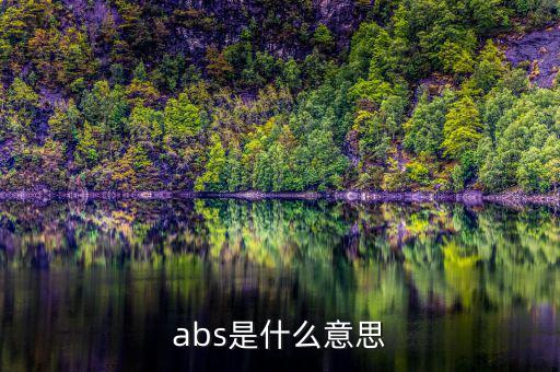 abs發(fā)行是什么意思，abs是什么意思