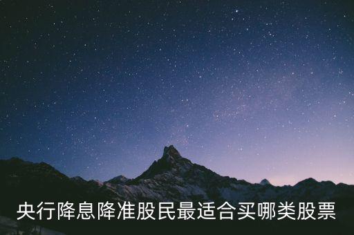 央行降息降準(zhǔn)股民最適合買(mǎi)哪類股票