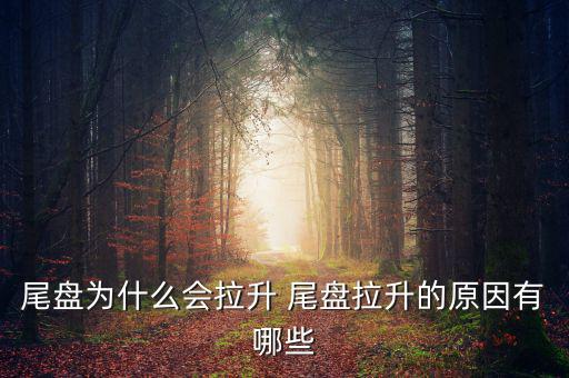 為什么主力尾盤(pán)拉升，尾盤(pán)為什么會(huì)拉升 尾盤(pán)拉升的原因有哪些