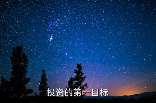 投資目標(biāo)是什么，企業(yè)投資戰(zhàn)略收益性目標(biāo)有哪些