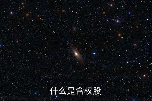 什么是含權(quán)股，請問什么叫含權(quán)的股票
