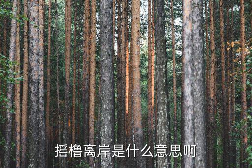 離岸是什么意思，搖櫓離岸是什么意思啊