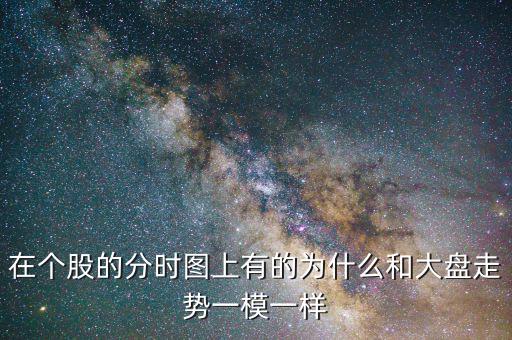 在個(gè)股的分時(shí)圖上有的為什么和大盤(pán)走勢(shì)一模一樣