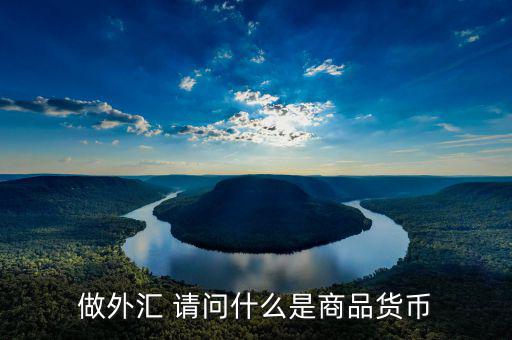 什么是商品貨幣，什么叫做商品貨幣