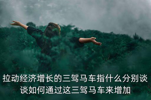 拉動(dòng)經(jīng)濟(jì)增長(zhǎng)的三駕馬車指什么分別談?wù)勅绾瓮ㄟ^這三駕馬車來增加